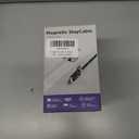 9 x Magtame USB A to USB C Cable 3.3FT, Braided StayCable Built-in Magnetic Holder for Nightstand, Desk&Car, USB Type C Data Cord with 2 Adhesive Metal Plates for iPhone 17,16