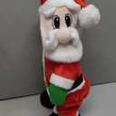Dancing Santa Claus  Animated Singing Shaking Christmas Plush Toy, Funny Moving Santa for Kids and Families, Perfect White Elephant Gift and Festive Dcor