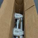 Mayfair Linden Slow Close Toilet Seat, Non Slip Heavy Duty Wood, Easy Install, Elongated, White