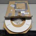 Mayfair Cassel Slow Close Toilet Seat, Easy Clean, Non Slip Premium Wood Seat, Easy Install, Made in USA, Round, White