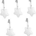 Uonlytech 5pcs Star Purses Light Handbag Light Automatic Touch Key Chain Lamp Backpack Night Portable Purse Lamp for Women Girls