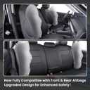 EKR CRV Seat Covers Custom Fit for Honda CRV 2023 2024 2025 2026 Car Seat Cover Full Set for Trucks SUV,Waterproof Car Seat Cushion,Neoprene (Black)