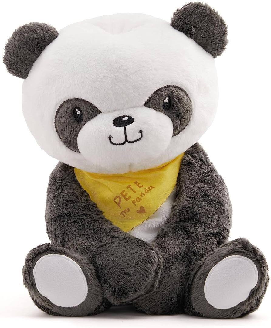 Lilly's Love Weighted Stuffed Animal, 5lb | Sensory Plush for Kids & Adults | Machine Washable Plushie w/Removable Inner | Calming Weighted Stuffed Animal for Anxiety, Pete The Panda