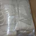 Chezmoi Collection Royale 7-Piece Jacquard Floral Comforter Set, King, Champagne