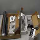 EaseLife 8 FT Sliding Barn Door Track and Handle Hardware Kit, Straight Pulley,Slide Smoothly Quietly,Easy Install (8FT Track Kit for 40"~48" Wide Single Door)