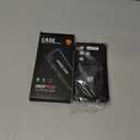 Wallet Case for Samsung Galaxy S24 Ultra with Card Holder, Military Grade Shockproof Samsung S24 Ultra Case with Tempered Glass Screen Protector [2 Pack], Built-in Phone Kickstand, Black