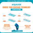 Aqua Joe AJ-OSPR20 Mini Oscillating Sprinkler on Sled Base 20 Nozzles, 4 Spray Patterns, up to 4,250 sq. ft. Coverage