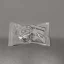 1" White Flag Pole Rings, 2 Pcs Anti Wrap Aluminum Alloy Flag Pole Clips Swivels, 360 Rotating Flagpole Flag Mounting Rings, Spinning Flag Pole Kit for 0.75-1.02" Diameter (1, White)