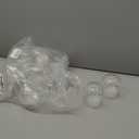 16 Pieces 3.6 Inch/91mm Plastic Snow Globe Clear Water Globe Fillable Snow Globe Ornaments with Screw Off Cap and Inner Plug for DIY Crafts Christmas Home Decoration