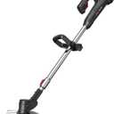Cordless String Trimmer/Edger 48V. 15 inch Grass Lawn Trimmer with 2.0Ah Li-ion Battery with Edging Wheel, Adjustable Handle and Height