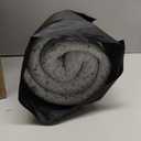 KSIIA Washable Dog Bed Deluxe Plush Dog Crate Beds Comfy Kennel Pad Anti-Slip Pet Sleeping Mat for Large, Jumbo, Medium, Small Dogs Breeds, 35" x 23", Gray (Grey)