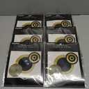 6 x Decorative Foil Paper Fans