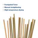 COLOtime Bamboo Stakes 4FT Garden Stakes Plant Stakes for Indoor and Outdoor Climbing Plants Poles Sticks Support Tomatoes Eggplants Beans 25 Pack