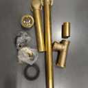 Kingston Brass DLL3187 23" Lift and Turn Tub Waste and Overflow, 20 Gauge, Brushed Brass