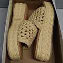 SWEET LIFE LISA SANDALS, NATURAL, WOMENS SIZE 8.5