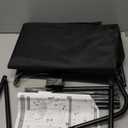 160L Laundry Hamper with Lid, Rolling Laundry Basket with Wheels, Large & Tall Dirty Clothes Hamper with Metal Frame and Removable Bag for Bedroom Aesthetic, Laundry Room, Bathroom, Dorm-Black (42GAL)