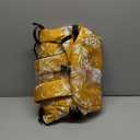 Kalesi Gym Duffle Bag Backpack 4-Way Waterproof with Shoes Compartment for travel Sport Hiking laptop (Mustard yellow)