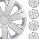 SCITOO Premium 16 Inch Hubcaps Set of 4 Wheel Rim Cover OEM Style Easy Snap On Car Truck SUV Hub Cap Replacement for Mazda,for Dodge,for Ford,for Honda,for Kia,for Mitsubishi,for Hyundai,etc.