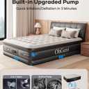 OhGeni Queen Air Mattress with Built in Pump, Ideal Alternative to a Bed, Inflatable Blow Up Mattress 18 Raised Comfort, Portable Bed for Home, Camping, Colchone Inflable, Gift for Mom, 1-Pack Only