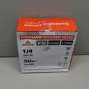 YAMATIC Pressure Washer Hose 50FT x 1/4", 3200 PSI Kink Resistant OEM-Quality Upgrade Power Washer Replacement/Extension with M22-14mm Brass Fittings for Ryobi, Troy Bilt, Greenworks, CRAFTSMAN