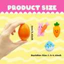 24 Pack Easter Mochi Squishy Toys Filled Easter Eggs, Plastic Easter Eggs Filled with Easter Squishy Toys for Eggs Hunt, Gifts for Kids Boys Girls Party Favors, Easter Basket Stuffers
