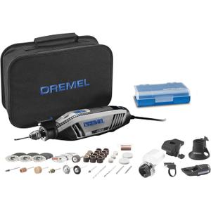 Dremel 4300-5/40 High Performance Rotary Tool Kit with LED Light- 5 Attachments & 40 Accessories - Ideal for Grinding, Cutting, Wood Carving, Sanding, and Engraving