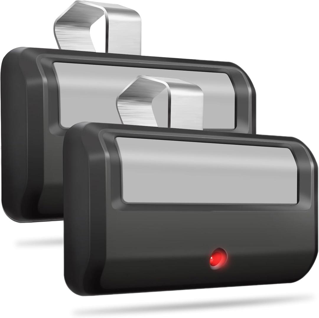 2 for Chamberlain LiftMaster Craftsman Garage Door Opener Remote 891LM 971LM (Black)