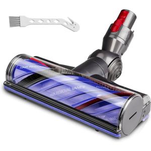 Lemige V8 V11 Vacuum Attachments Head Replacement Parts for Dyson V7 V8 V11 V15 Animal V10 Cyclone Cordless Vacuum Cleaner, Upgrade Anti-Tangle Quick Release Motor-Head Brush Roller with Power Suction