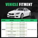 Front Suspension Kit with Ball Joint Compatible with BMW 5 6 Series F06 F10 F11 F12 F13 528i 535d 535i 550i 640i 650i 2011-2018 Sway Bar Link +Tie Rod Link Fit RWD Model Only