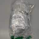 LEIFIDE 50pcs Clear Plastic Gift Bags with Handles PVC Reusable Transparent Totes Bags for Goodie Candy School Birthday Party(5.1 x 5.9 x 2.7 Inch)