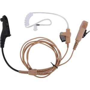 Surveillance Headset with Mic Dual PTT FBI Security Acoustic Tube Earpiece for Motorola APX900 APX1000 APX4000 APX6000 APX7000 APX8000 XPR6100 XPR6350 XPR6550 XPR7350e XPR7550 XPR7550e Radios