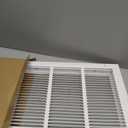 Howeall 18"W x 12"H [Duct Opening Size] Steel Return Air Filter Grille - Removable Face/Door for 1 inch Filters -HVAC Vent Cover Grill - White [Outer Dimensions: 20 5/8"W X 14 5/8"H]
