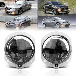TangMiGe Fog Lights for Mercedes Benz C250 C300 C350 CL550 CL600 CLK350 ML320 ML450 ML550 R350 SLK300 SLK350 C63 CL63 CL65 CLK55 CLK63 ML63 SL63 SL65 SLK55 AMG, W204 W216 C209 W164 R171, Smoke