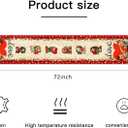 Vintage Valentine's Day Table Runner Valentines Decorations - Red Love Vintage Style Boys and Girls Valentines Day Anniversary Home Kitchen Dining Table Decor, Valentines Party Decor 13 x 72 Inch