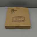 VERTORGAN Bamboo Corner Shelf(2 Pack),2 Tier Plate Organizer for Cabinet and Countertop,Pantry Dish and Spice Rack for Kitchen (Natural)