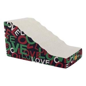 Pets Ramp for High Beds, Small Dogs & Senior Cats  NonSlip Texture & Machine Washable Cover  Supportive Foam for Joint Comfort, Easy Climb for Couch, Sofa, Furniture (Black)