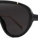 FEISEDY Sunglasses Women Oversized One Piece Frame UV400 Sun Glasses Trendy Retro Shades B2580