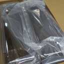 Stackable Letter Tray Desk Organizer, Set of 4 Clear PET Paper & File Organizers, Document Storage for Office Supplies