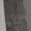 Amazon Basics Non-Slip Microfiber Absorbent Plush Shag Bathroom Rug Mat, 21" x 34", Lavender