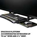 Fellowes Office Suites Underdesk Keyboard Drawer, Black/Silver (9140305)