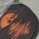 8 Pack Art Acoustic Panels, 14"X14"X0.4" Round Self-adhesive Soundproof Wall Panels, Unique Retro Record Decor Sound Absorbing Panels for Studio Home Office