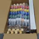 8 Pack 8 * 10In Canvas Boards for Painting, Art Canvas for Drawing with 16 Brushes & 8 Paint Trays & 16 Acrylic Paint, Mini Painting Canvas with Easel Set, Painting Kits for Adults Party