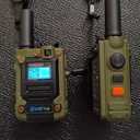 2Pcs 4G Walkie Talkie for Adults,Long Range 4G 1000 Mile Rechargeable Two-Way Radios 3-Day Battery Runtime Ideal for Hiking,Camping,Work,and Emergency Use Portable Two-Way Outdoor Radio(SIM Card)