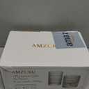 Amzcku Vintage Drinking Glass Set of 6 Kitchen Glasses Cup13 OZ for Water Cocktail Milk Juice and Beverage.