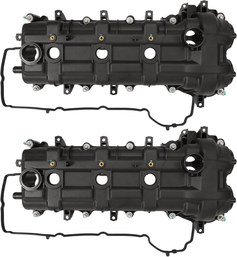 1 Pair Left and Right Engine Valve Covers Compatible with Avenger Durango 200 300 Cherokee Wrangler Ram 1500 Replace 5184068AN 5184069AN