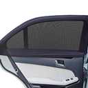 Car Window Shades, 2 Pack Breathable Mesh Car Side Back Window Sun Shades, Stretchy Window Screen for Baby Family Pet UV Protection, Window Covers Fit for Most(95%) of Cars - (Medium 39"x19")