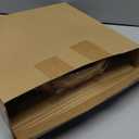 Boho Placemats 6 Set of Round Woven Placemats Macrame Style Bicolor Stitching Long Table Runner Farmhouse Rustic Natural Burlap Cotton for Kitchen Dining Table Home(Brown,6 Sets)