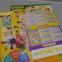 Junior Learning Social Skills Board Games, 4 Games, Ages 5-8, Empathy & Manners, Grade 1-2