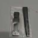 FKM Rubber Watch Bands Quick Release Tropical Style Fluororubber 18mm 20mm 22mm Replacement Soft Breathable Durable FKM Rubber Sport Diving Watchbands Straps for Omega X Swatch X Blancpain (Black)