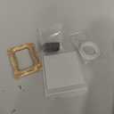 ERESGREAT Small Picture Frames, Mini Gold Frames, Vintage Gold Frames, Table Top Decor, Magnetic Picture Frames for Refrigerator, Vintage Frame Set, Christmas Decor (5Pcs, Golden)